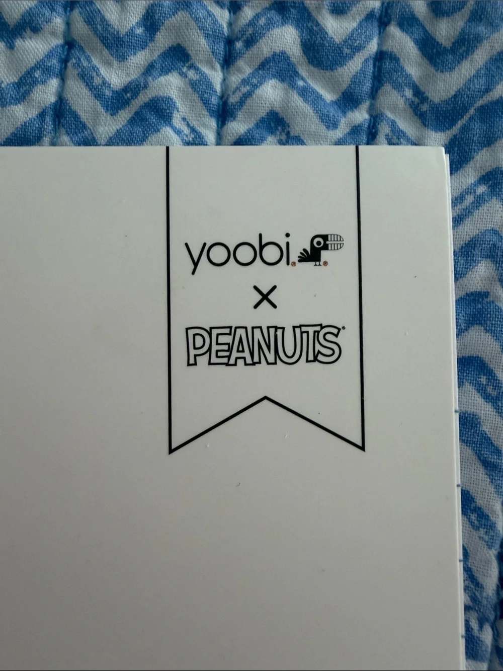 Yoobi Peanuts Snoopy Spiral Notebook with Red Pen NWT